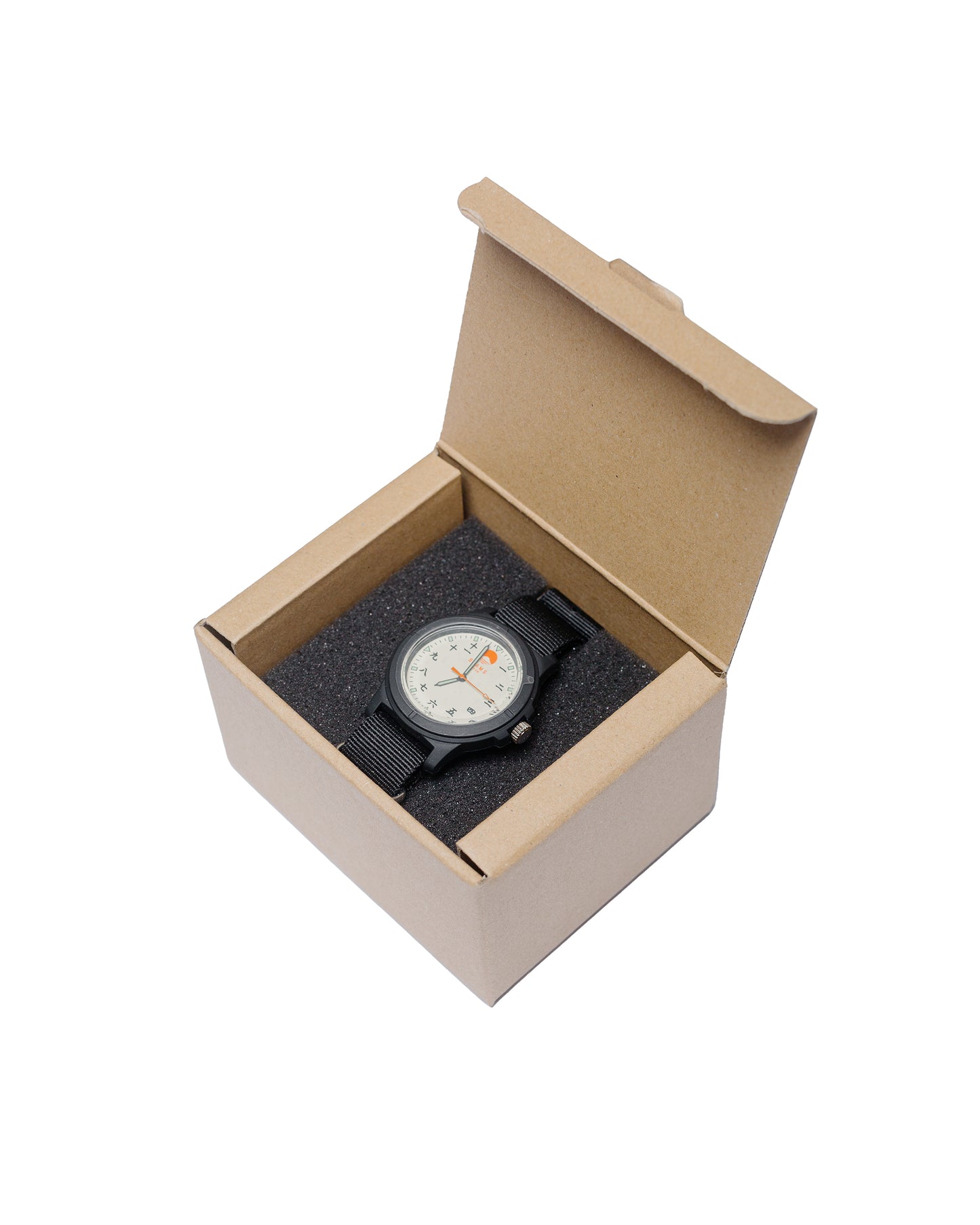 lost & found Beams Japan Beams Japan Kanji Number Wrist Watch Black