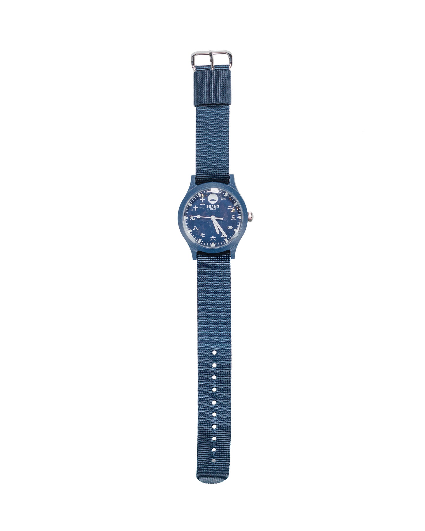 lost & found Beams Japan Beams Japan Kanji Number Wrist Watch Indigo