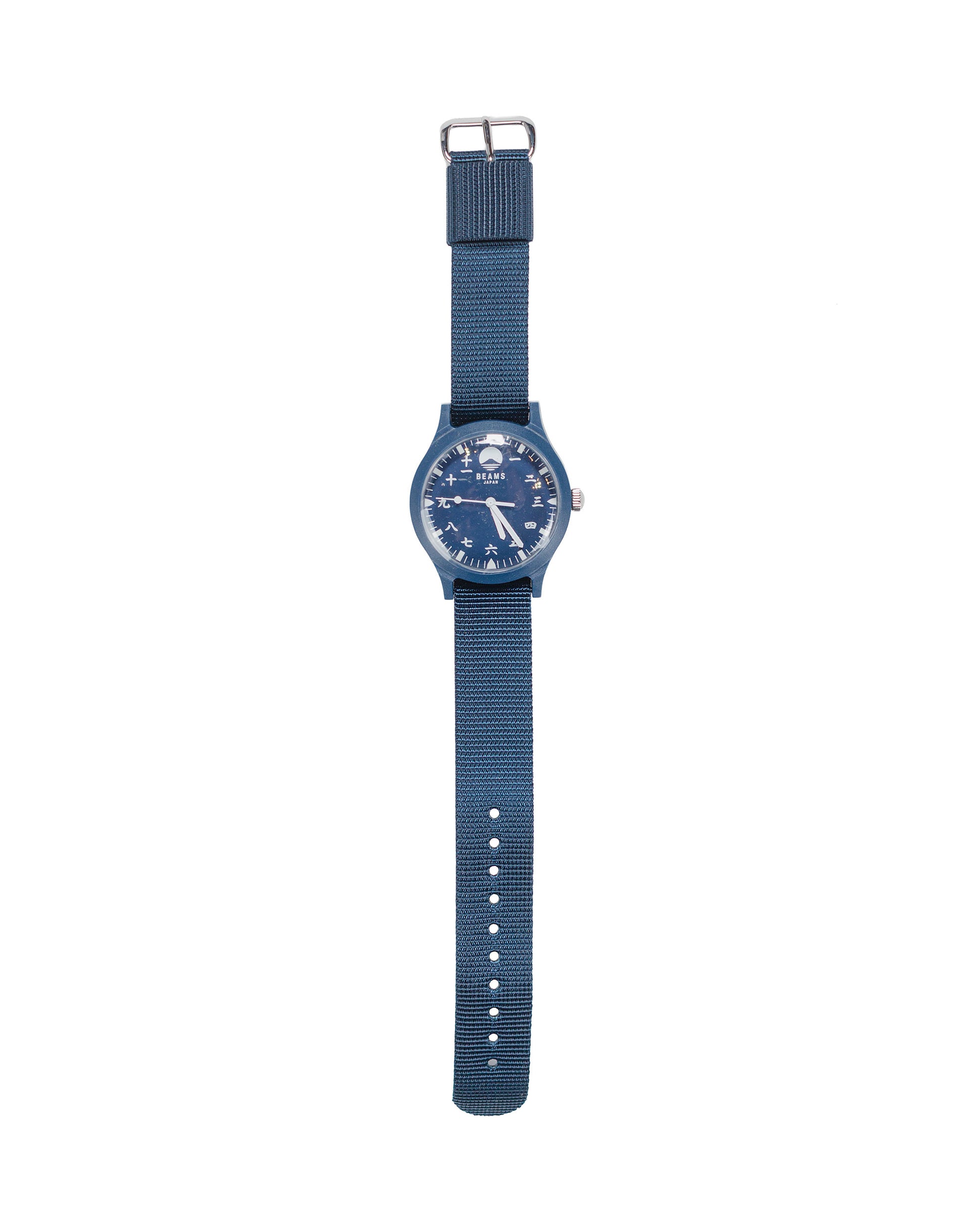 lost & found Beams Japan Beams Japan Kanji Number Wrist Watch Indigo