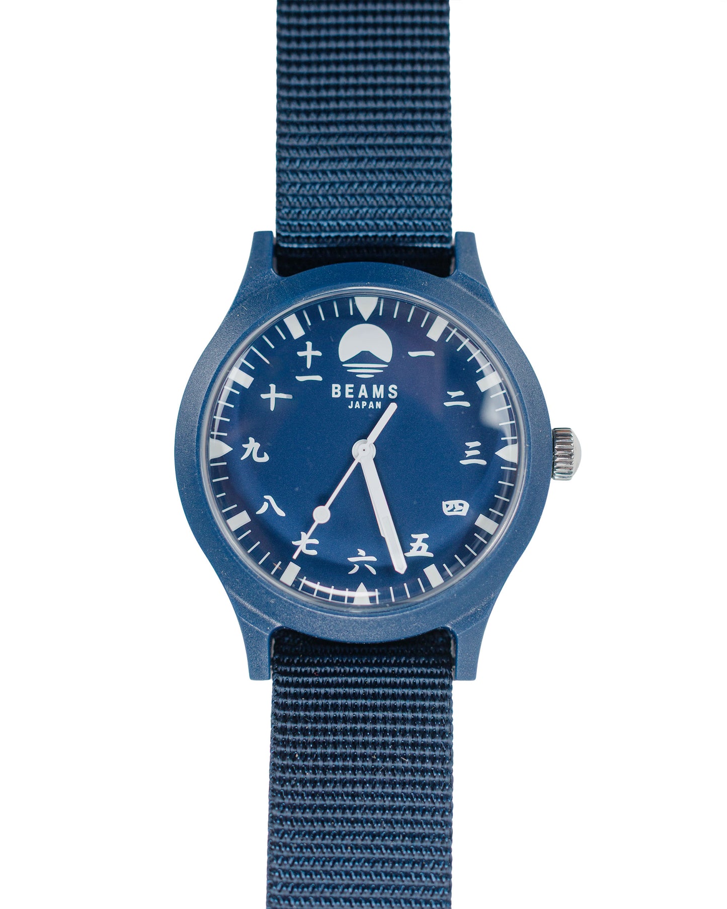 lost & found Beams Japan Beams Japan Kanji Number Wrist Watch Indigo
