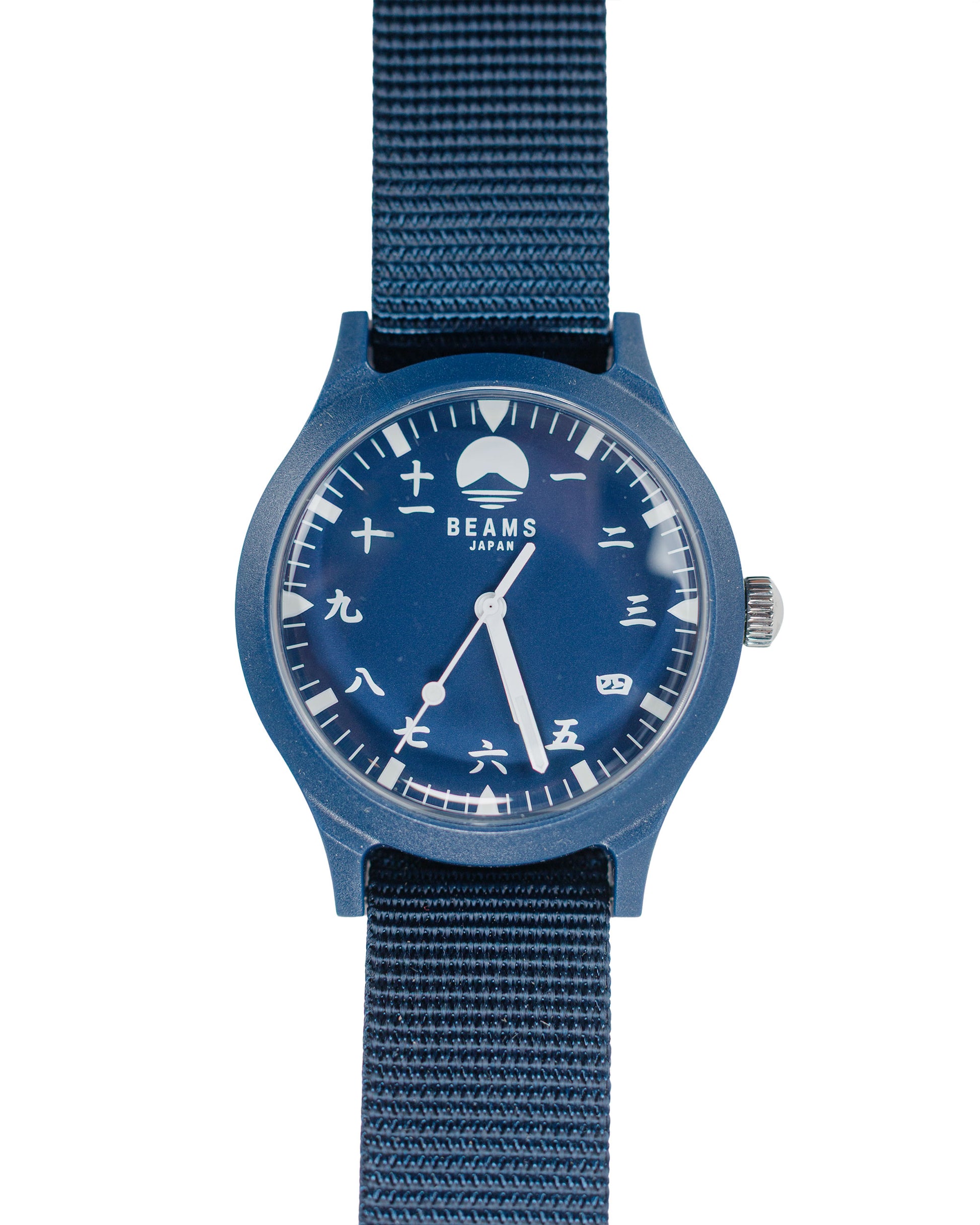 lost & found Beams Japan Beams Japan Kanji Number Wrist Watch Indigo