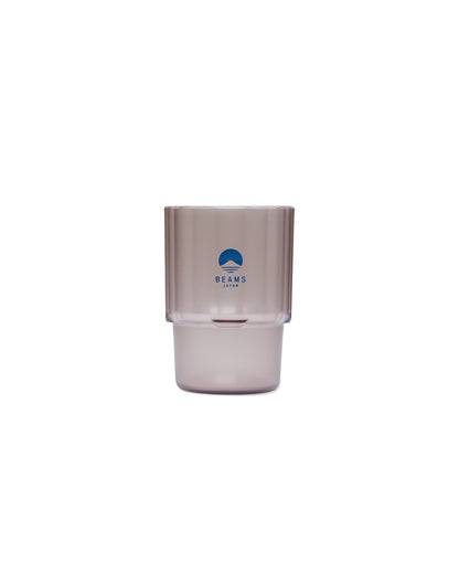 lost & found Beams Japan Beams Japan Stacking Cup Clear Brown/Navy Logo