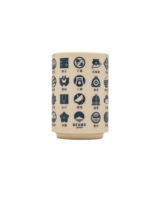 lost & found Beams Japan Beams Japan Sushi Teacup 'Todofuken' Indigo