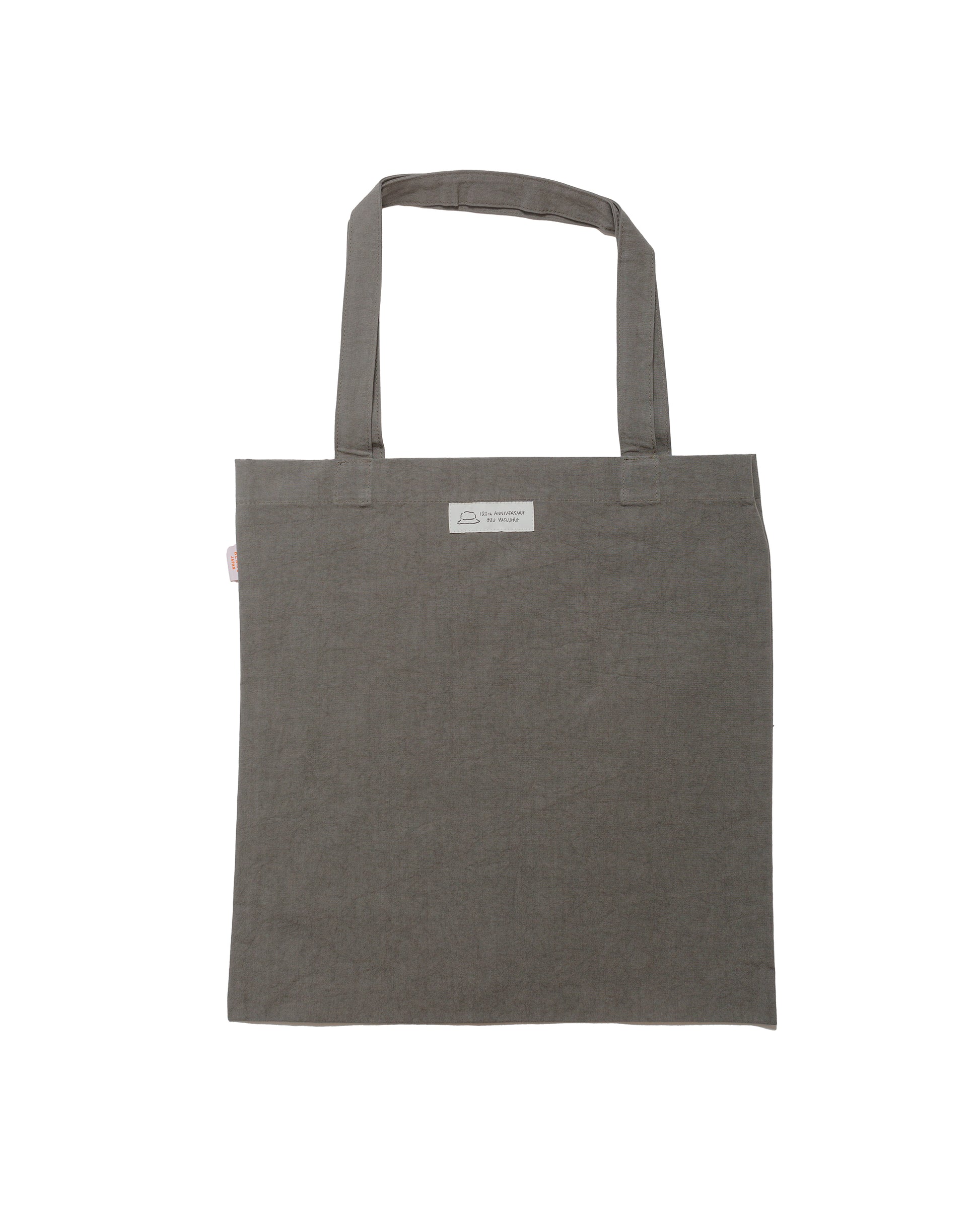 lost & found Beams Japan Beams Japan Yasujiro Ozu Anniversary Logo Tote Bag Charcoal