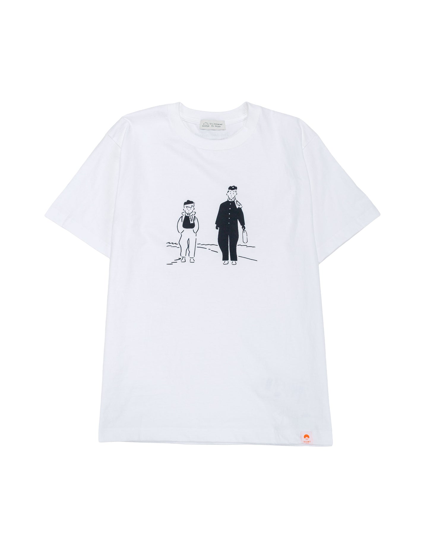 lost & found Beams Japan Beams Japan Yasujiro Ozu 'Good Morning' T-Shirt White