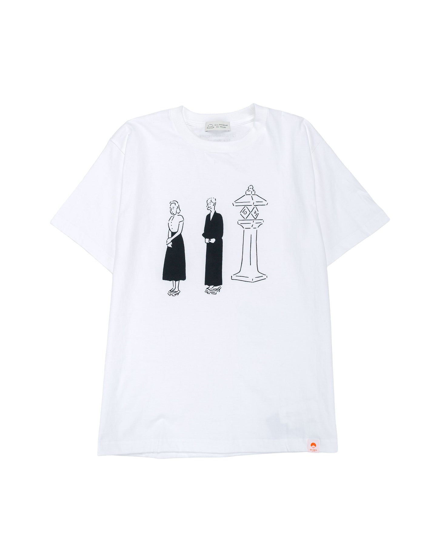 lost & found Beams Japan Beams Japan Yasujiro Ozu 'Tokyo Story' T-Shirt White