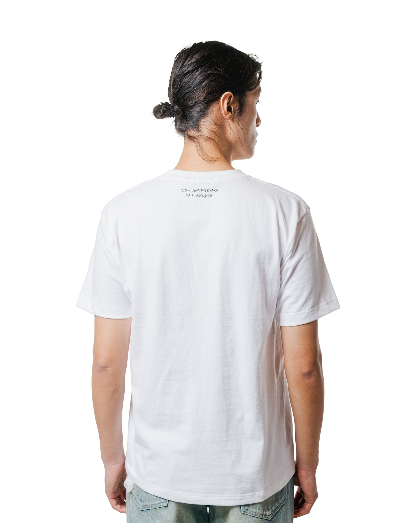 lost & found Beams Japan Beams Japan Yasujiro Ozu 'Tokyo Story' T-Shirt White
