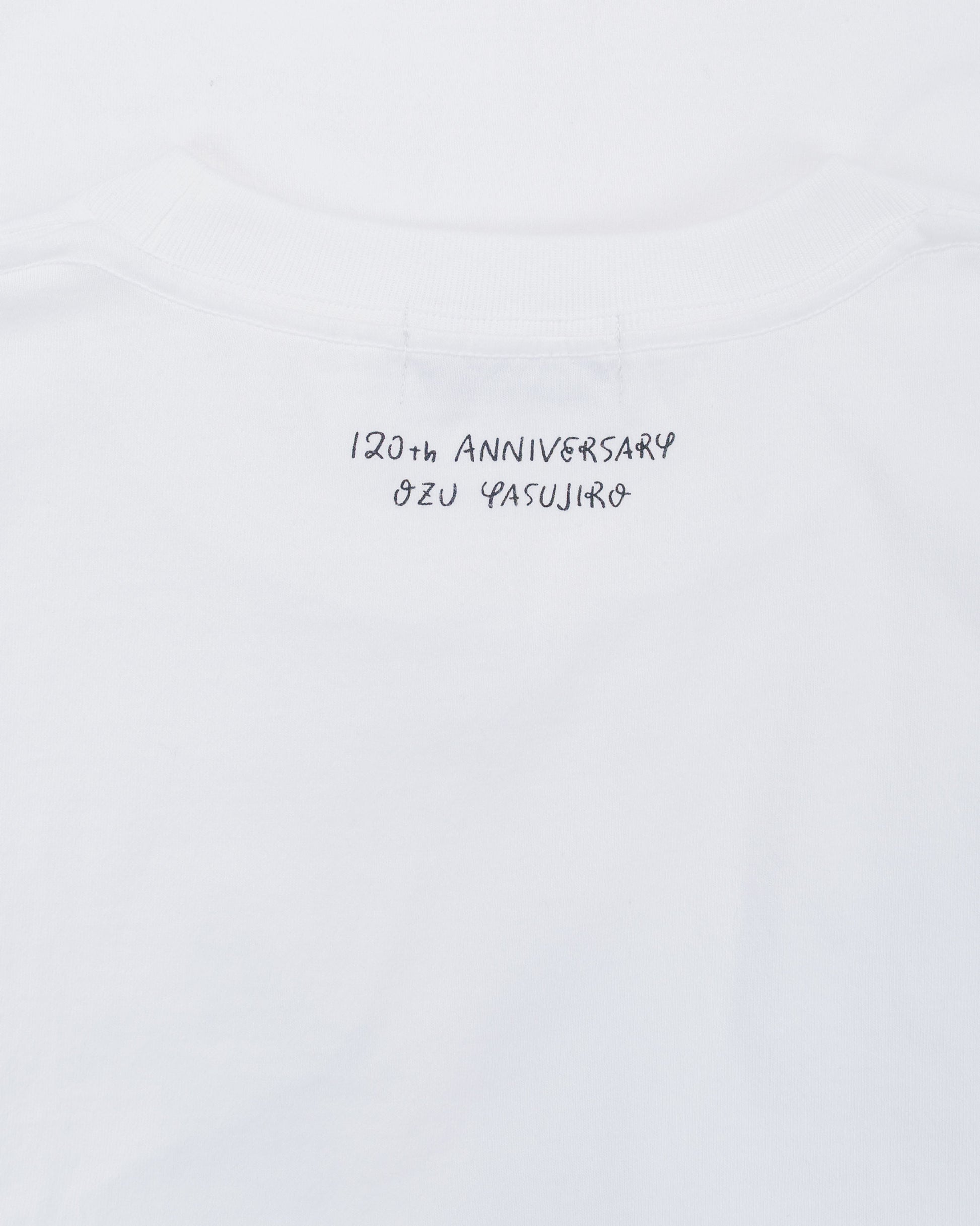 lost & found Beams Japan Beams Japan Yasujiro Ozu 'Tokyo Story' T-Shirt White