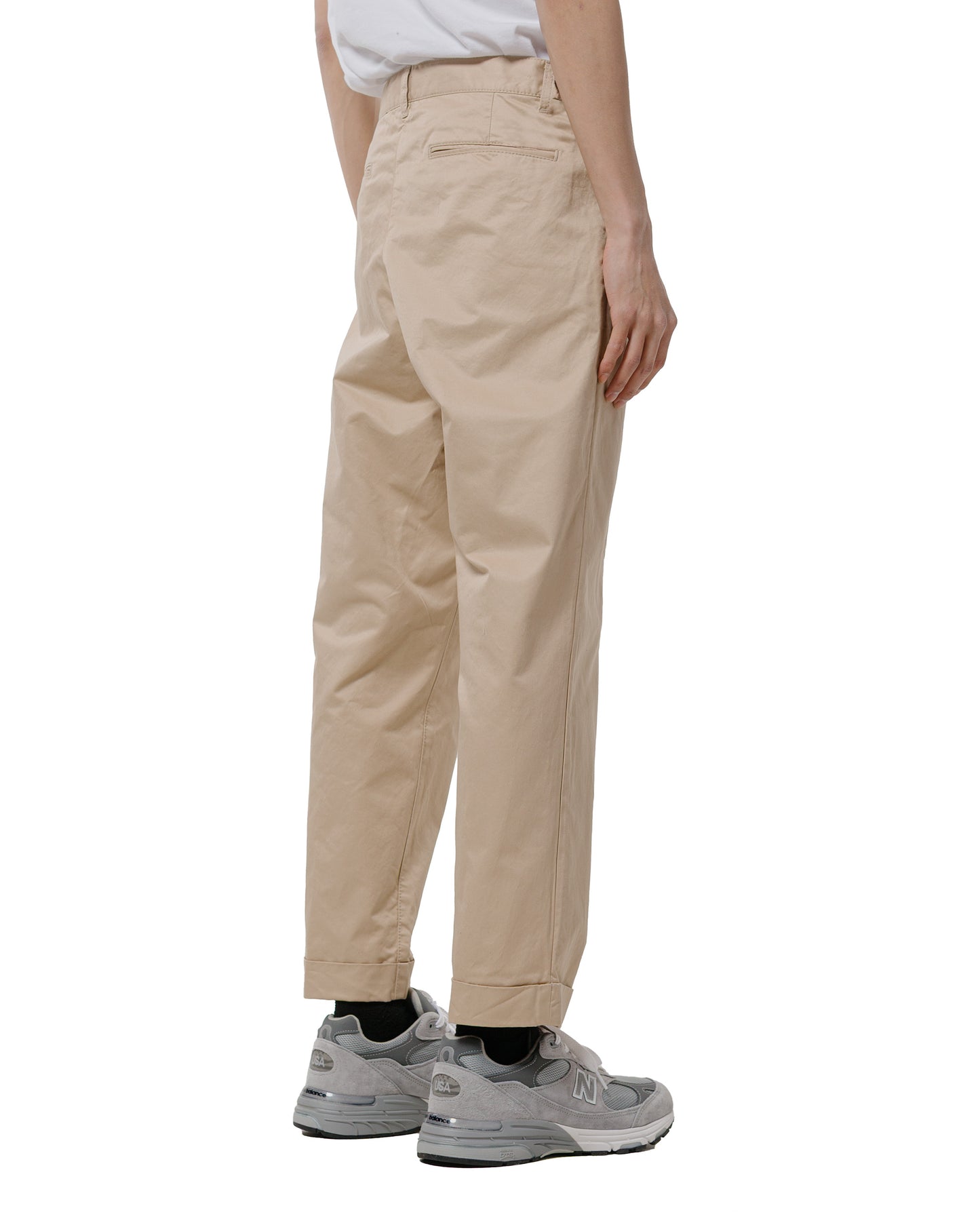 lost & found Beams Plus Beams Plus 1Pleat 80/3 Twill Beige