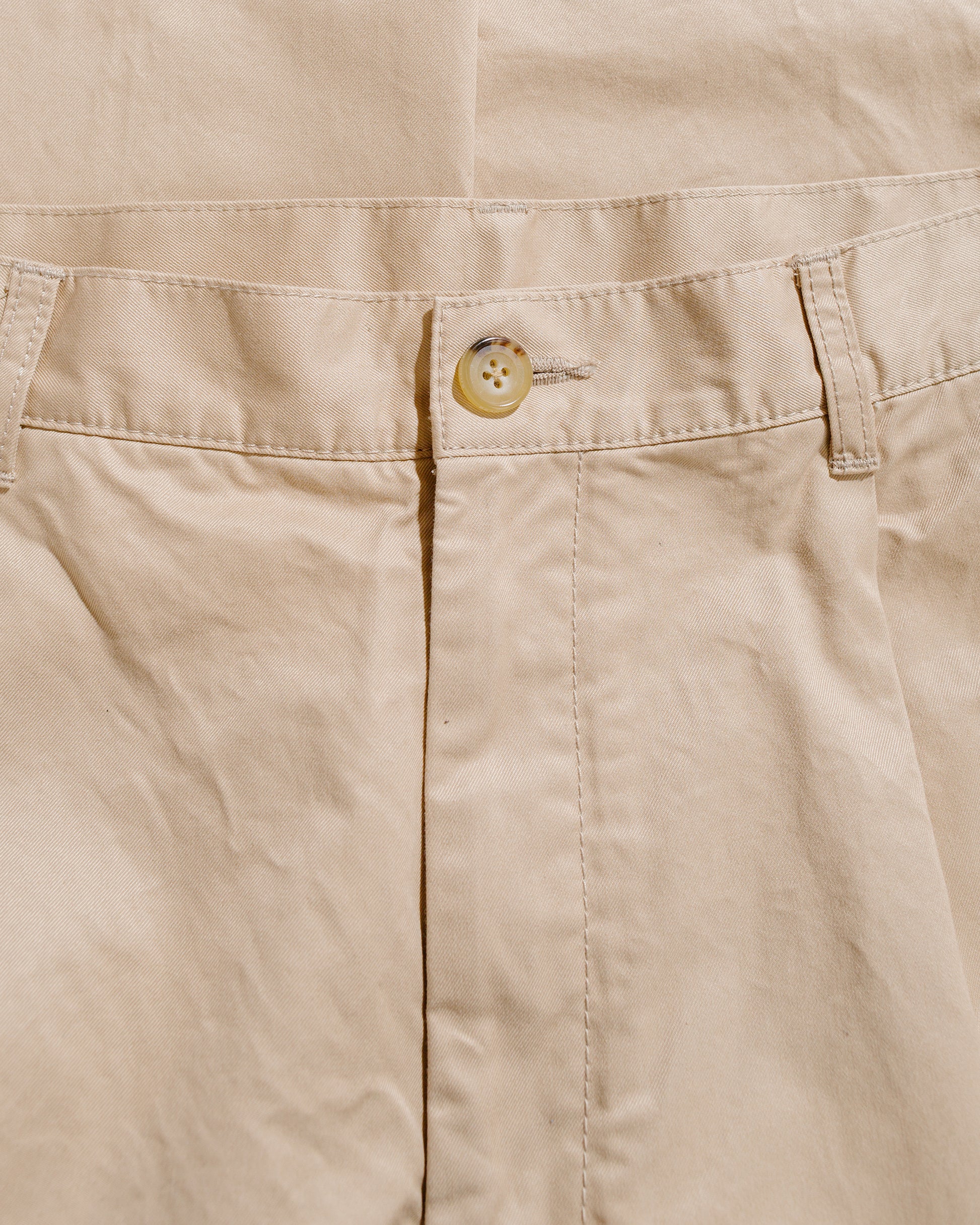 lost & found Beams Plus Beams Plus 1Pleat 80/3 Twill Beige