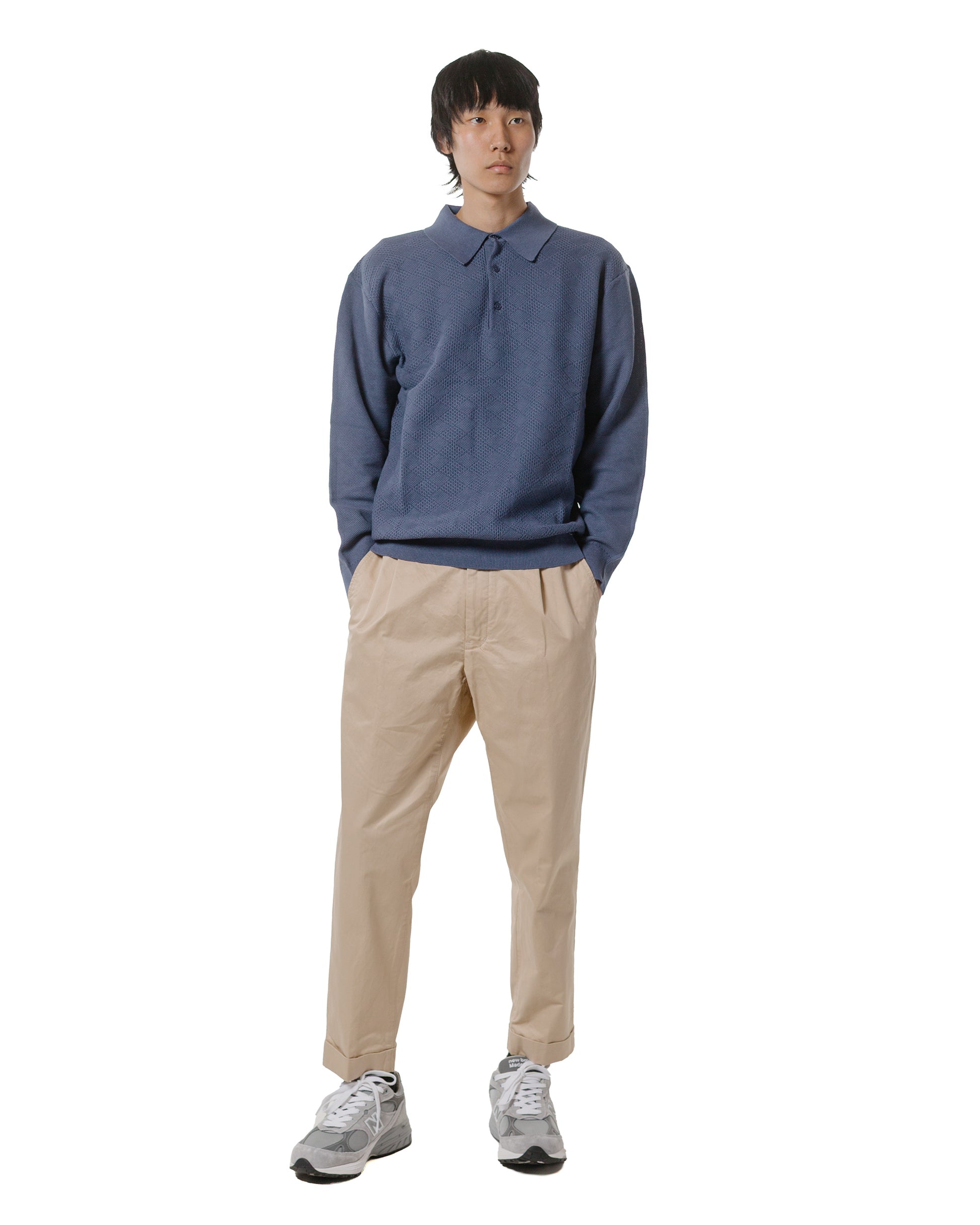 lost & found Beams Plus Beams Plus 1Pleat 80/3 Twill Beige