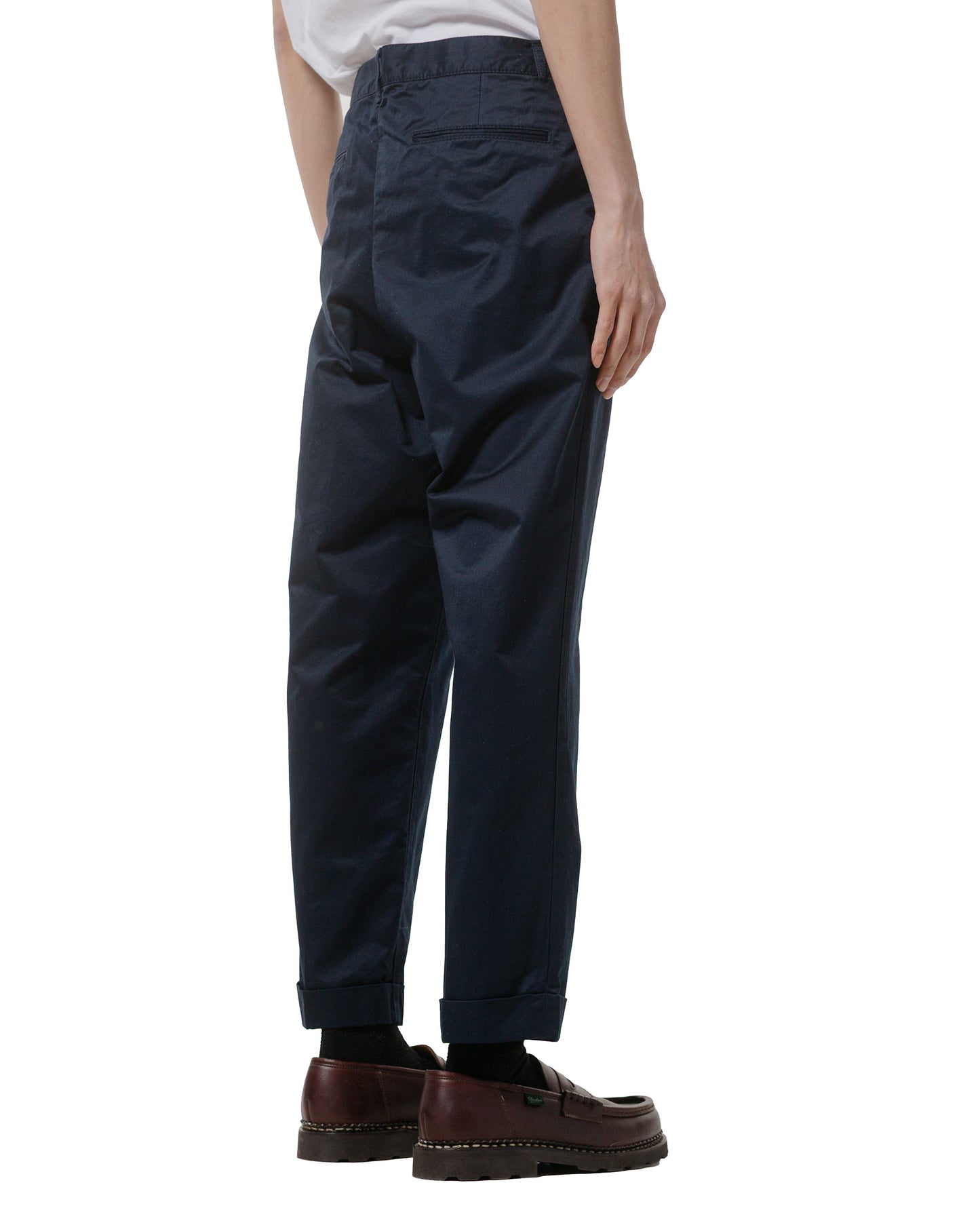 lost & found Beams Plus Beams Plus 1Pleat 80/3 Twill Navy