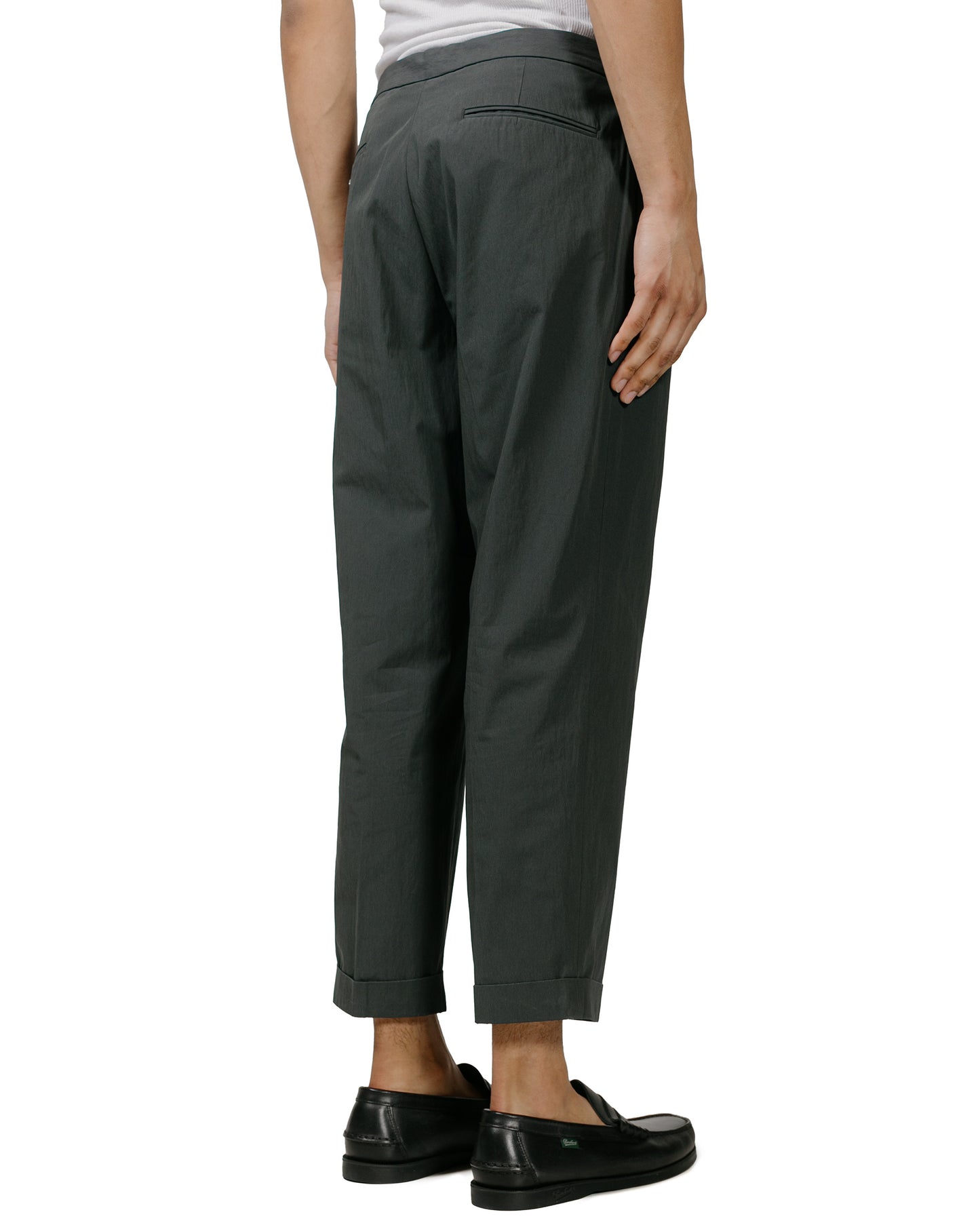 lost & found Beams Plus Beams Plus 1Pleat Travel Comfort Cloth Charcoal Grey