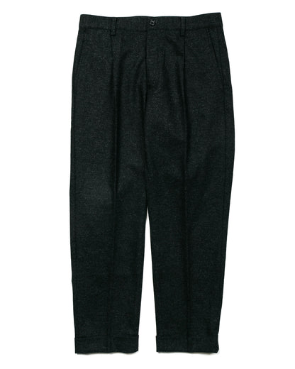 lost & found Beams Plus Beams Plus 1Pleat Wool Cashmere Charcoal Grey