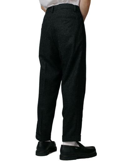 lost & found Beams Plus Beams Plus 1Pleat Wool Cashmere Charcoal Grey