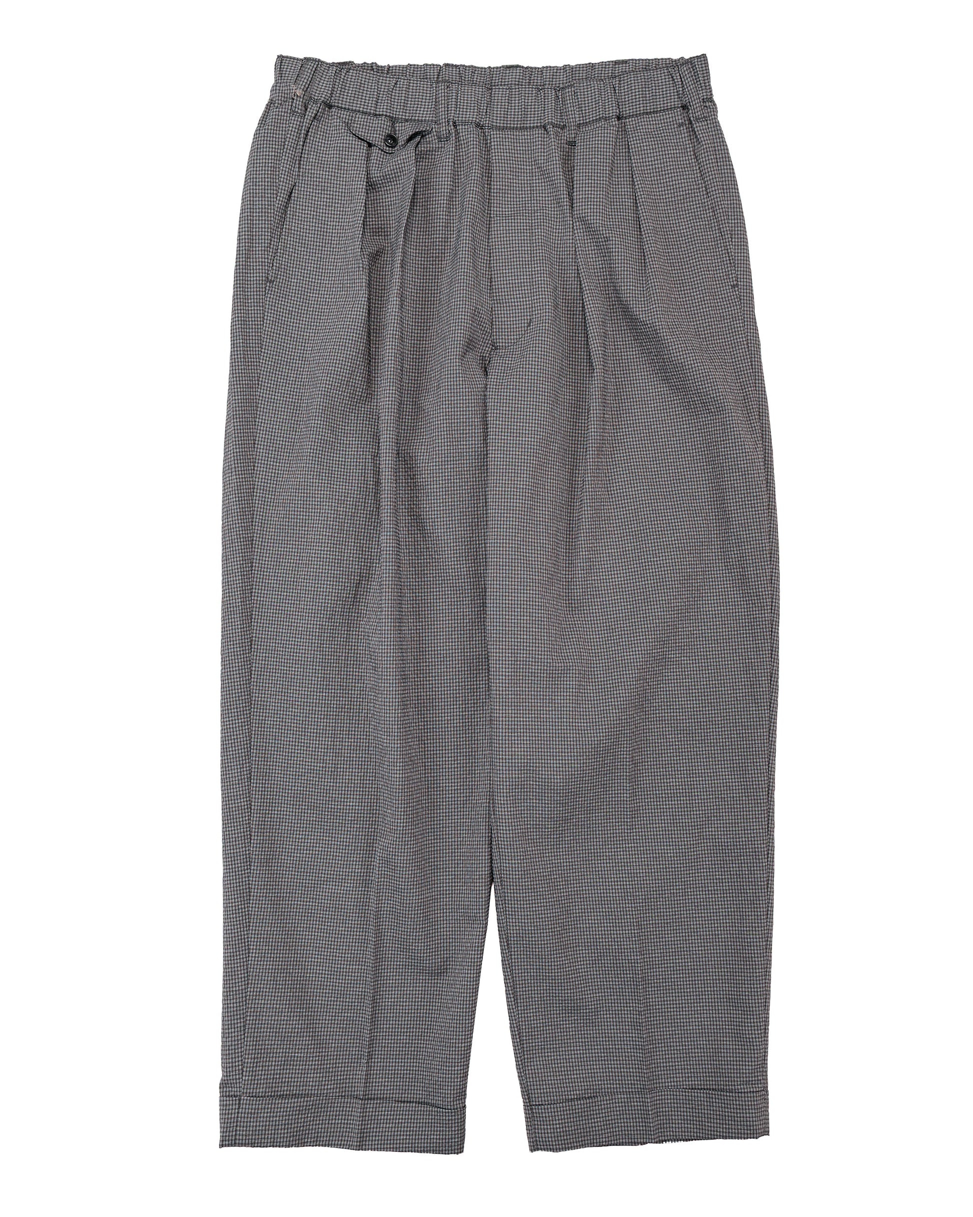 lost & found Beams Plus Beams Plus 2Pleats Anywhere(wear) Seersucker Grey