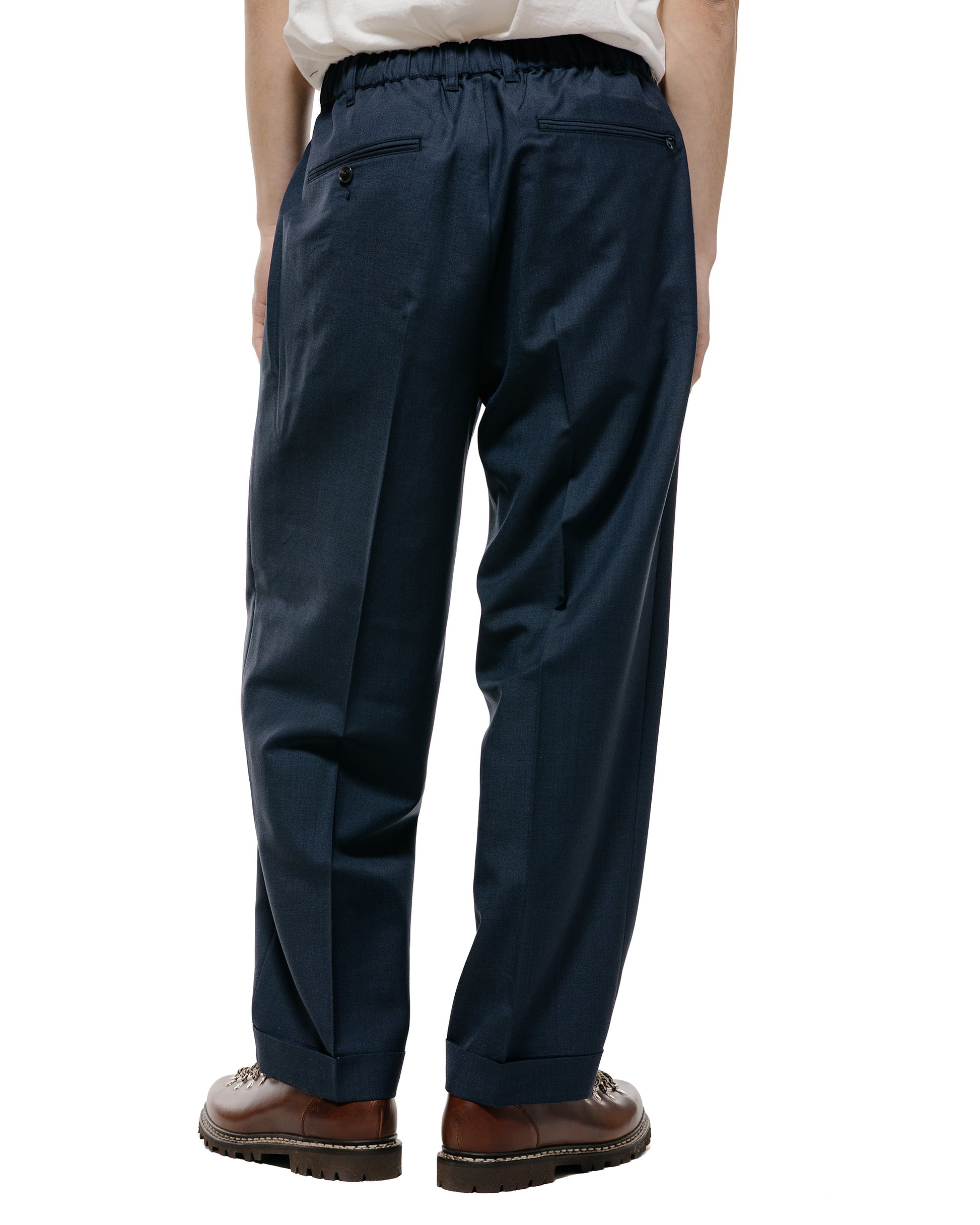 lost & found Beams Plus Beams Plus 2Pleats Anywhere(wear) Wool Navy