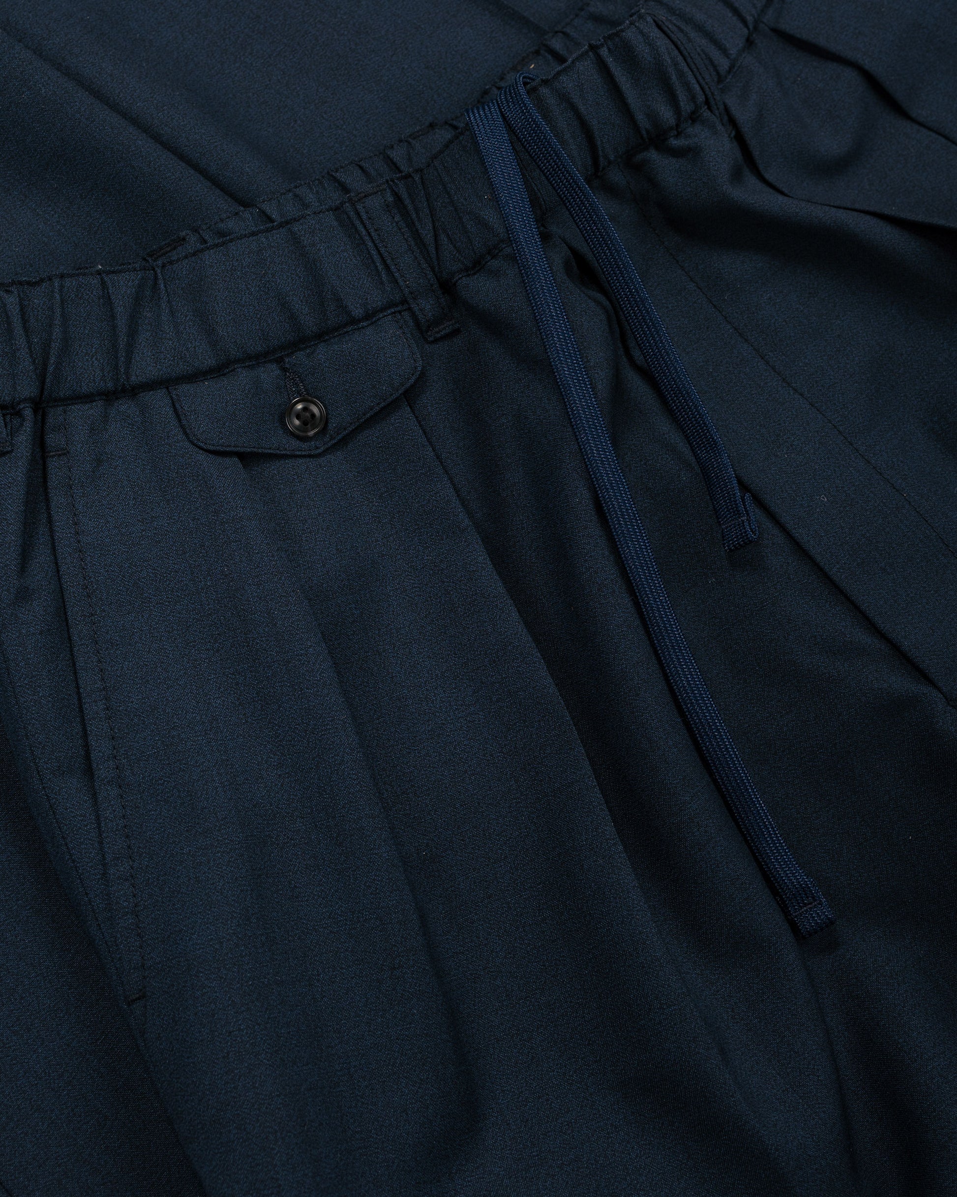 lost & found Beams Plus Beams Plus 2Pleats Anywhere(wear) Wool Navy
