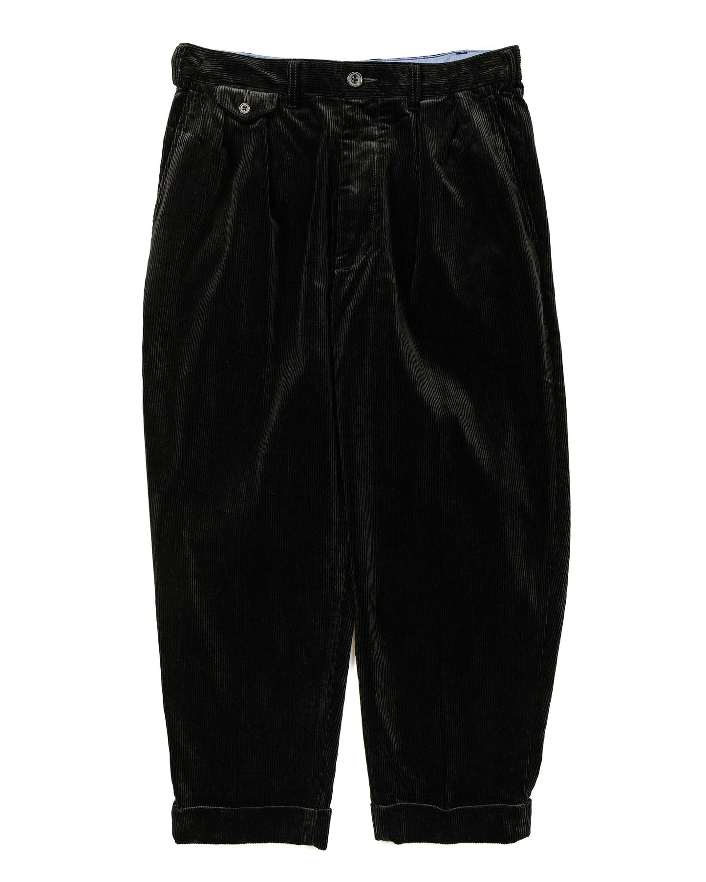 lost & found Beams Plus Beams Plus 2Pleats Corduroy Charcoal Grey