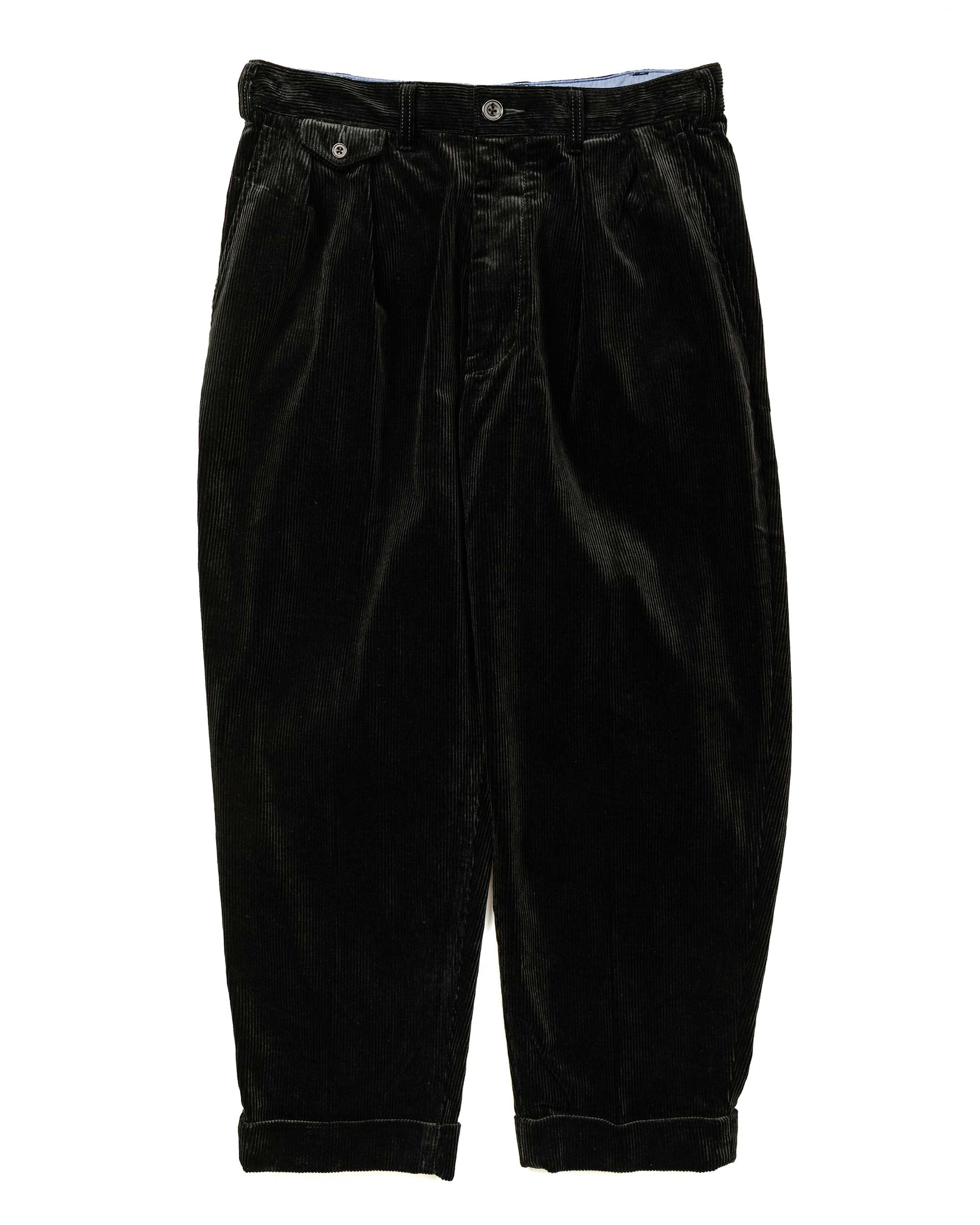 lost & found Beams Plus Beams Plus 2Pleats Corduroy Charcoal Grey