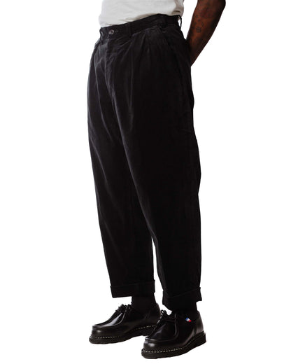 lost & found Beams Plus Beams Plus 2Pleats Corduroy Charcoal Grey