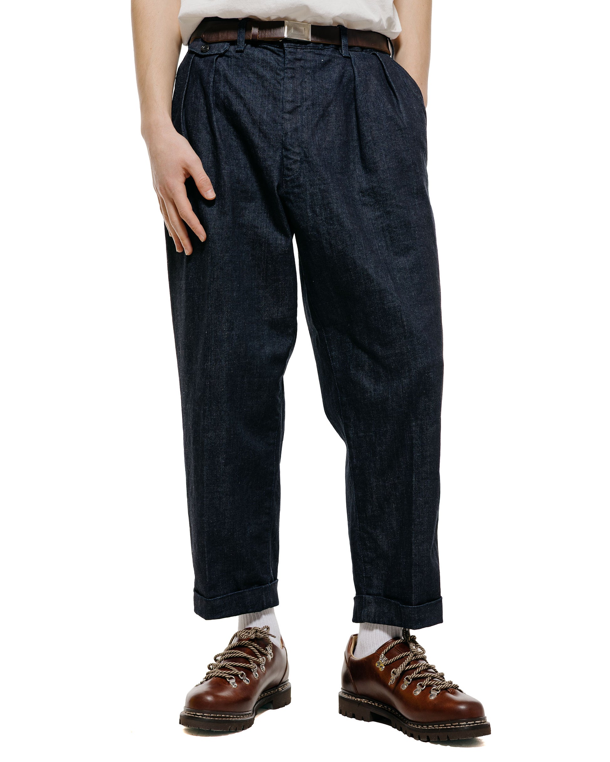 lost & found Beams Plus Beams Plus 2Pleats Denim Indigo