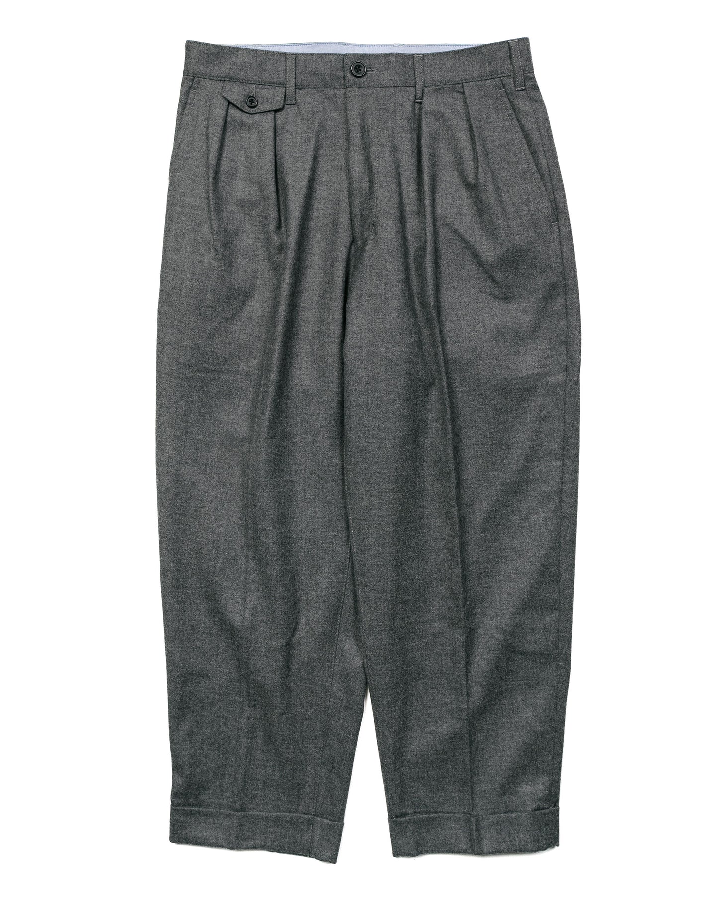 lost & found Beams Plus Beams Plus 2Pleats Flannel Grey