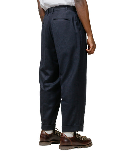 lost & found Beams Plus Beams Plus 2Pleats Flannel Navy
