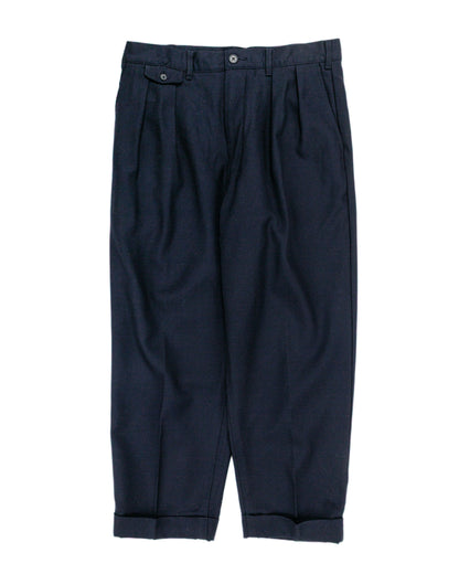 lost & found Beams Plus Beams Plus 2Pleats Laundry Wool Navy