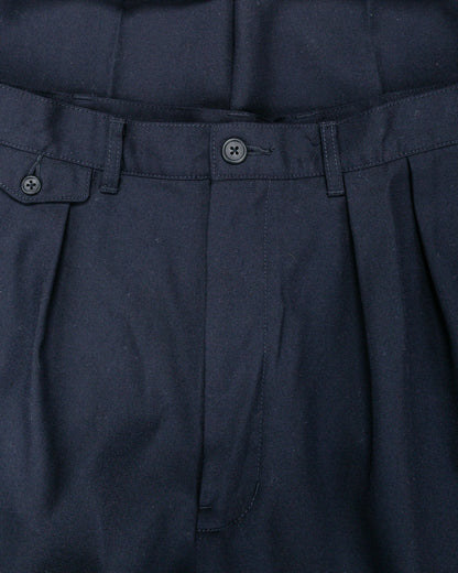 lost & found Beams Plus Beams Plus 2Pleats Laundry Wool Navy