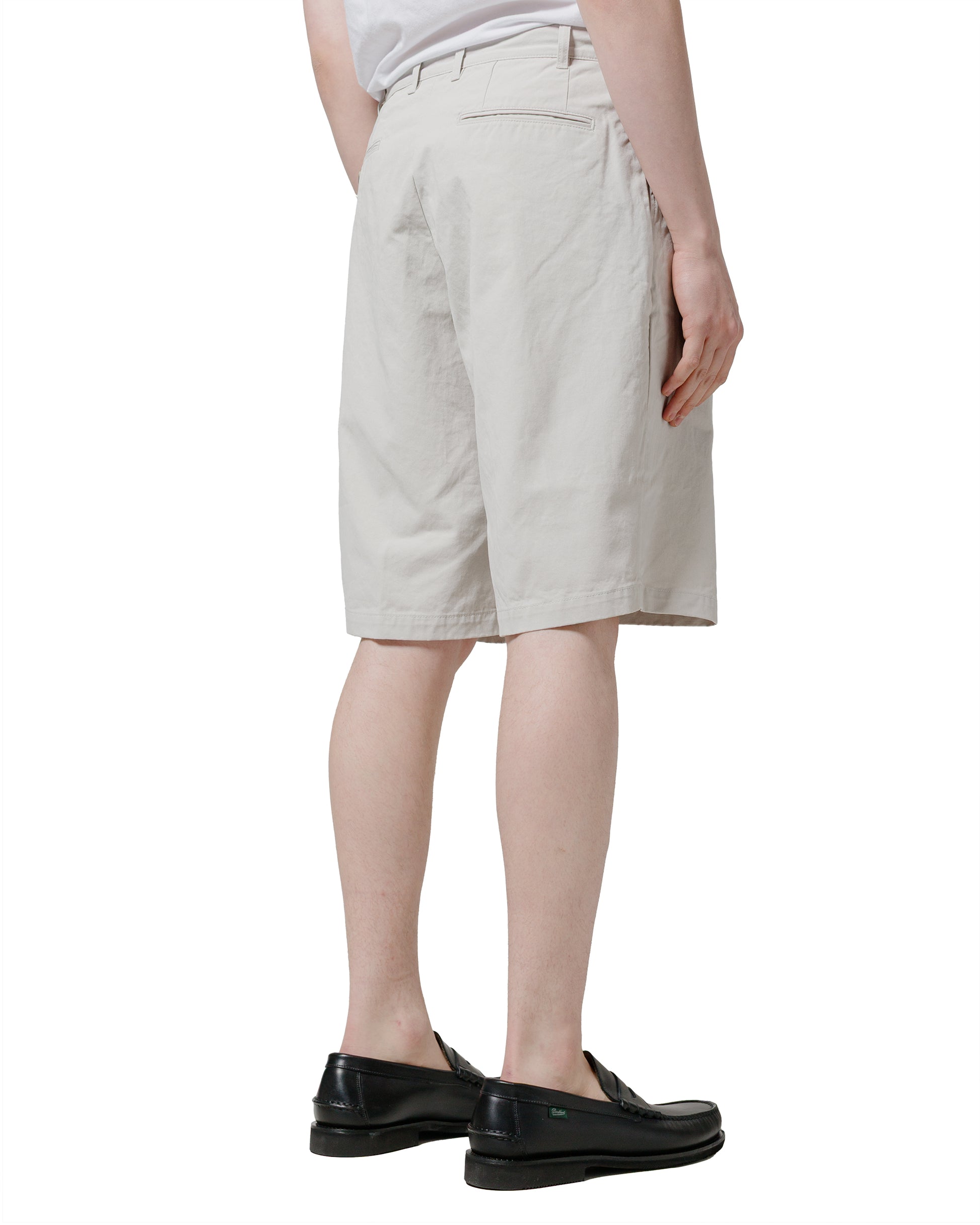 lost & found Beams Plus Beams Plus 2Pleats Shorts Twill Bio Washed Cement