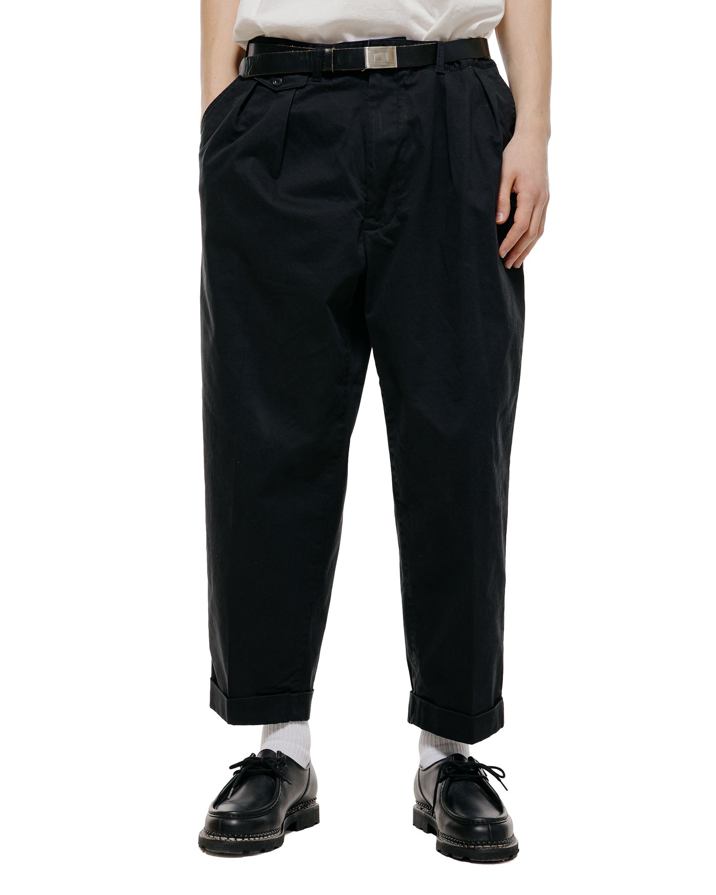 lost & found Beams Plus Beams Plus 2Pleats Twill Black