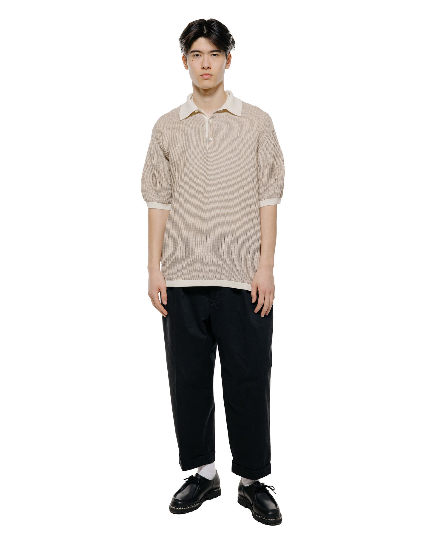 lost & found Beams Plus Beams Plus 2Pleats Twill Black