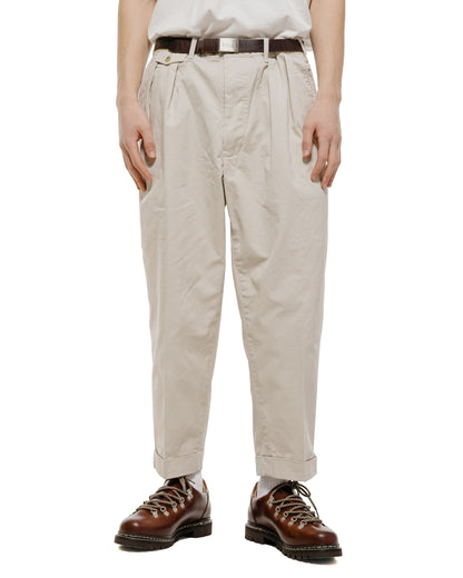 lost & found Beams Plus Beams Plus 2Pleats Twill Cement