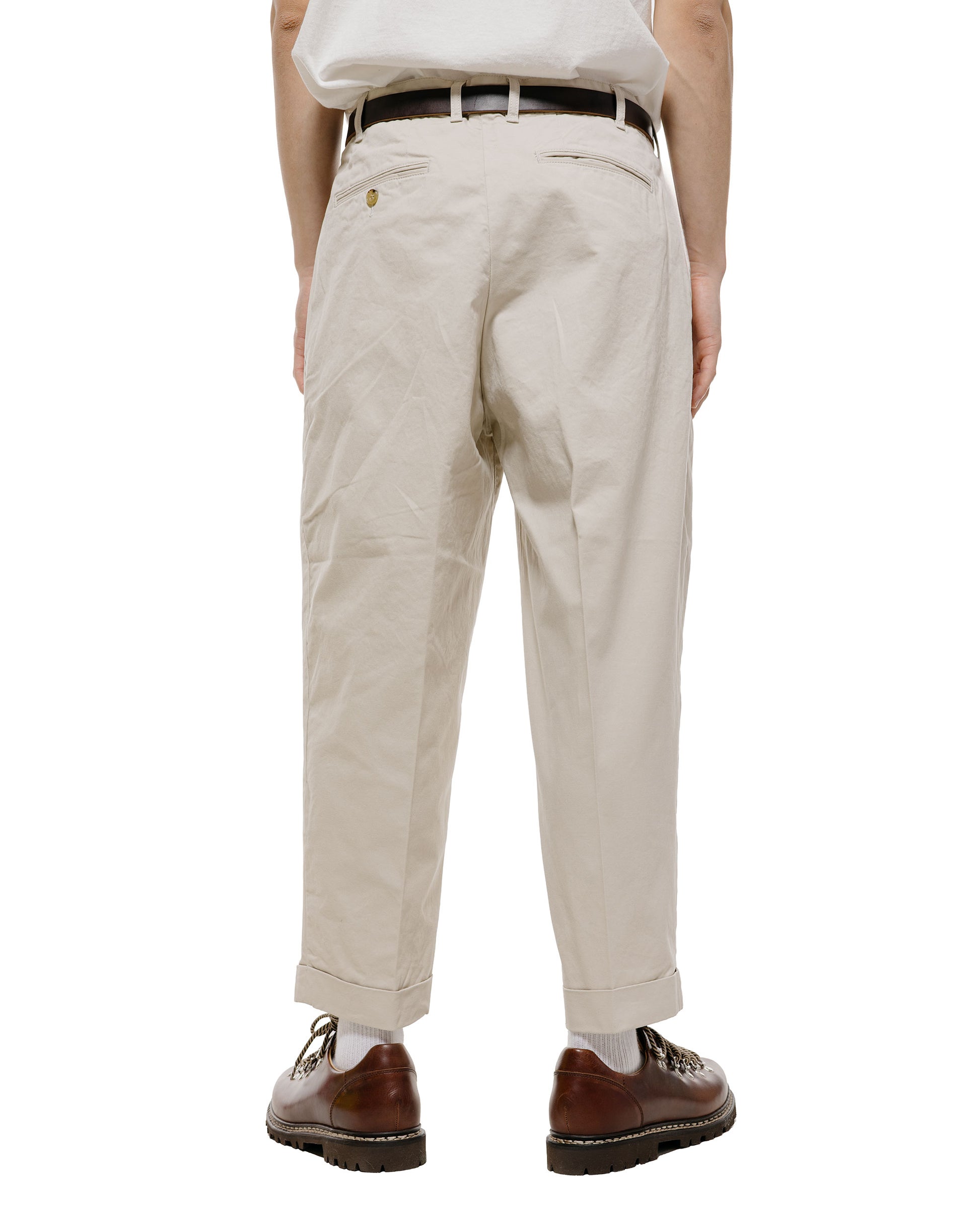 lost & found Beams Plus Beams Plus 2Pleats Twill Cement