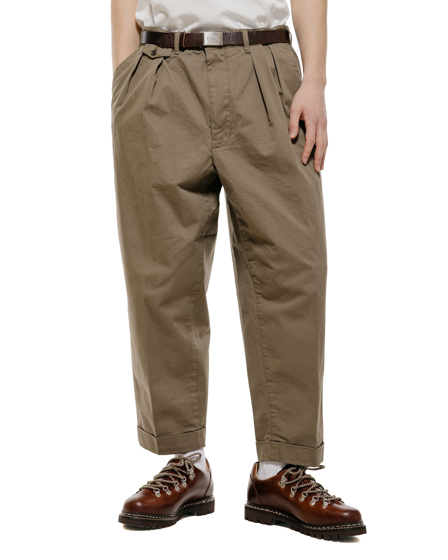 lost & found Beams Plus Beams Plus 2Pleats Twill Olive