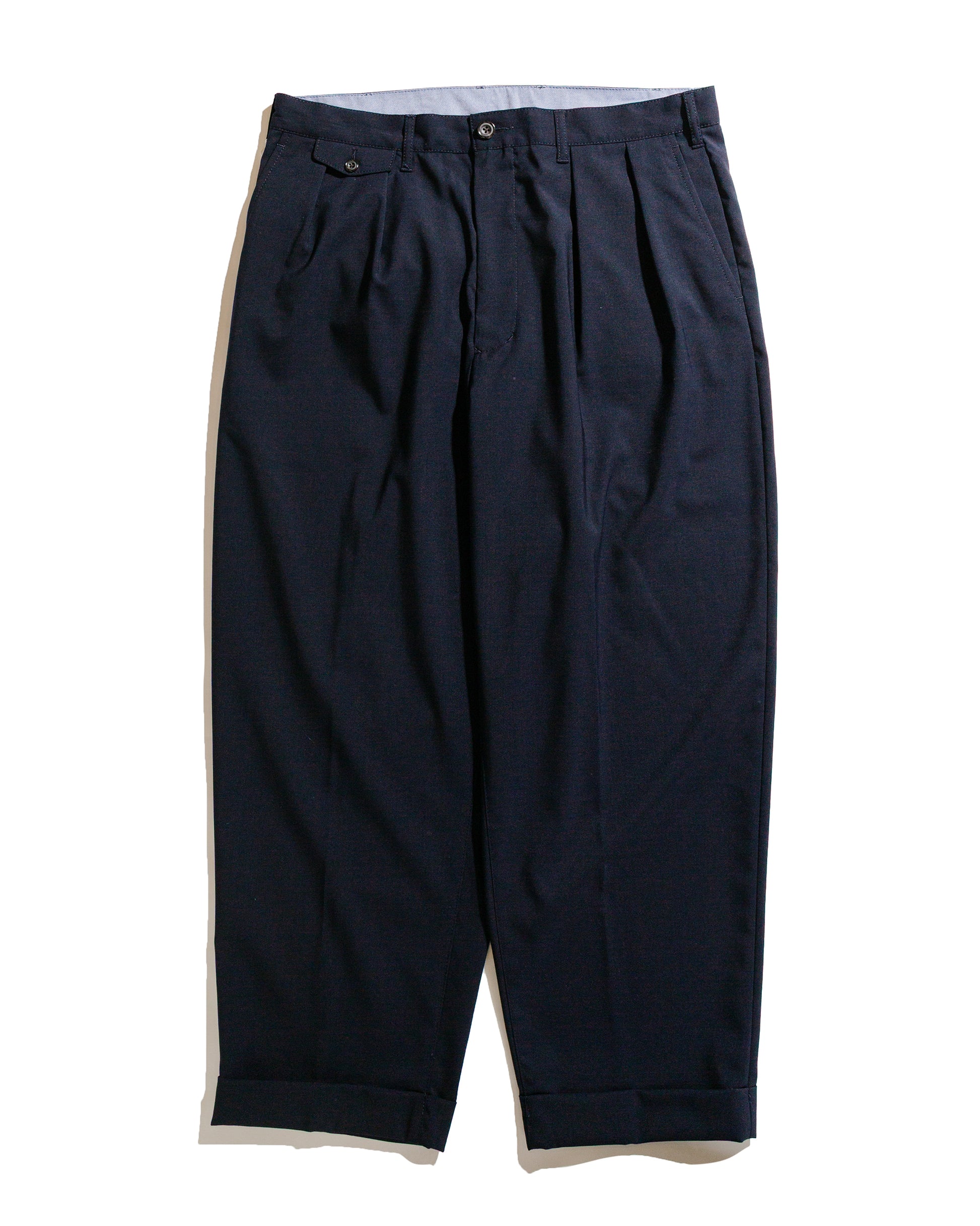 lost & found Beams Plus Beams Plus 2Pleats Wool Tropical Dark Navy