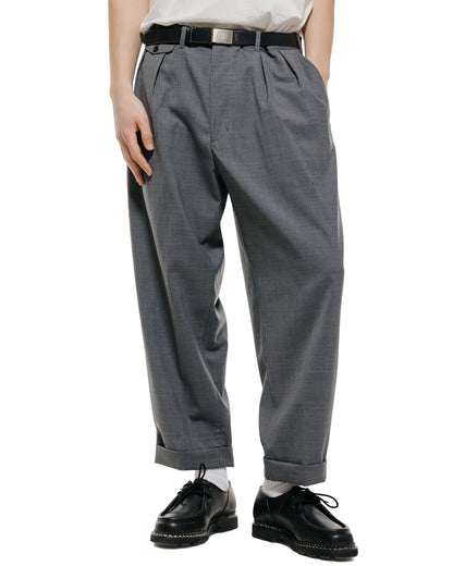 lost & found Beams Plus Beams Plus 2Pleats Wool Tropical Grey