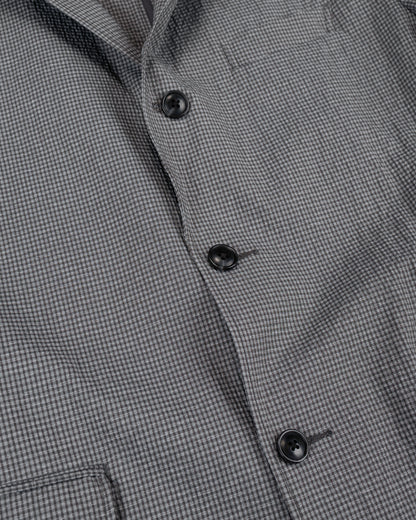 lost & found Beams Plus Beams Plus 3B Anywhere(wear) Jacket Seersucker Plaid Black/Grey
