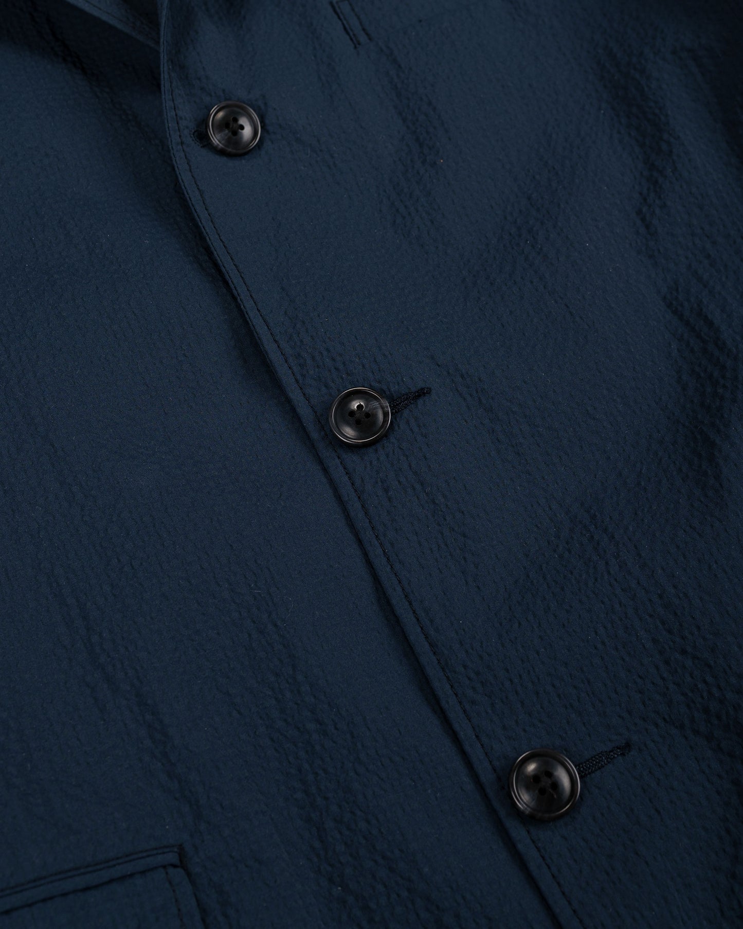 lost & found Beams Plus Beams Plus 3B Anywhere(wear) Jacket Seersucker Plaid Navy