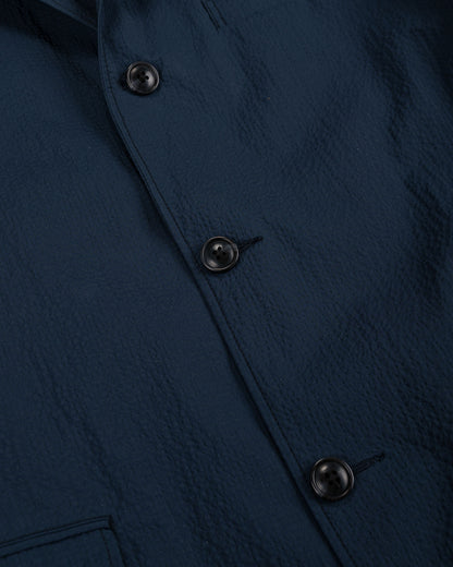 lost & found Beams Plus Beams Plus 3B Anywhere(wear) Jacket Seersucker Plaid Navy