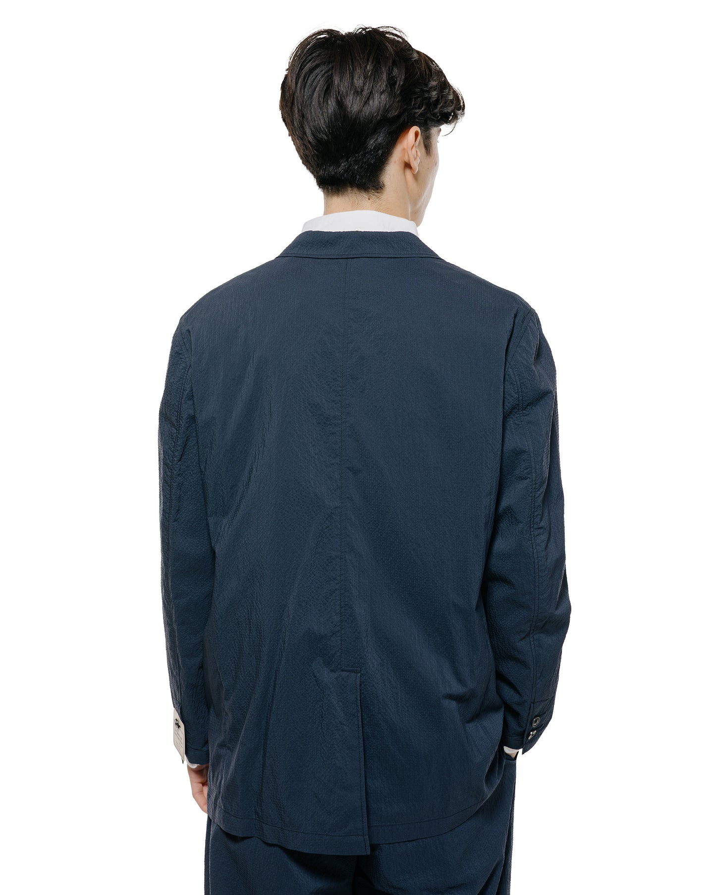 lost & found Beams Plus Beams Plus 3B Anywhere(wear) Jacket Seersucker Plaid Navy