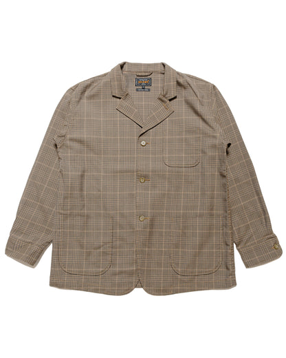 lost & found Beams Plus Beams Plus 4B Cuffs Jacket TW Plaid Light Brown