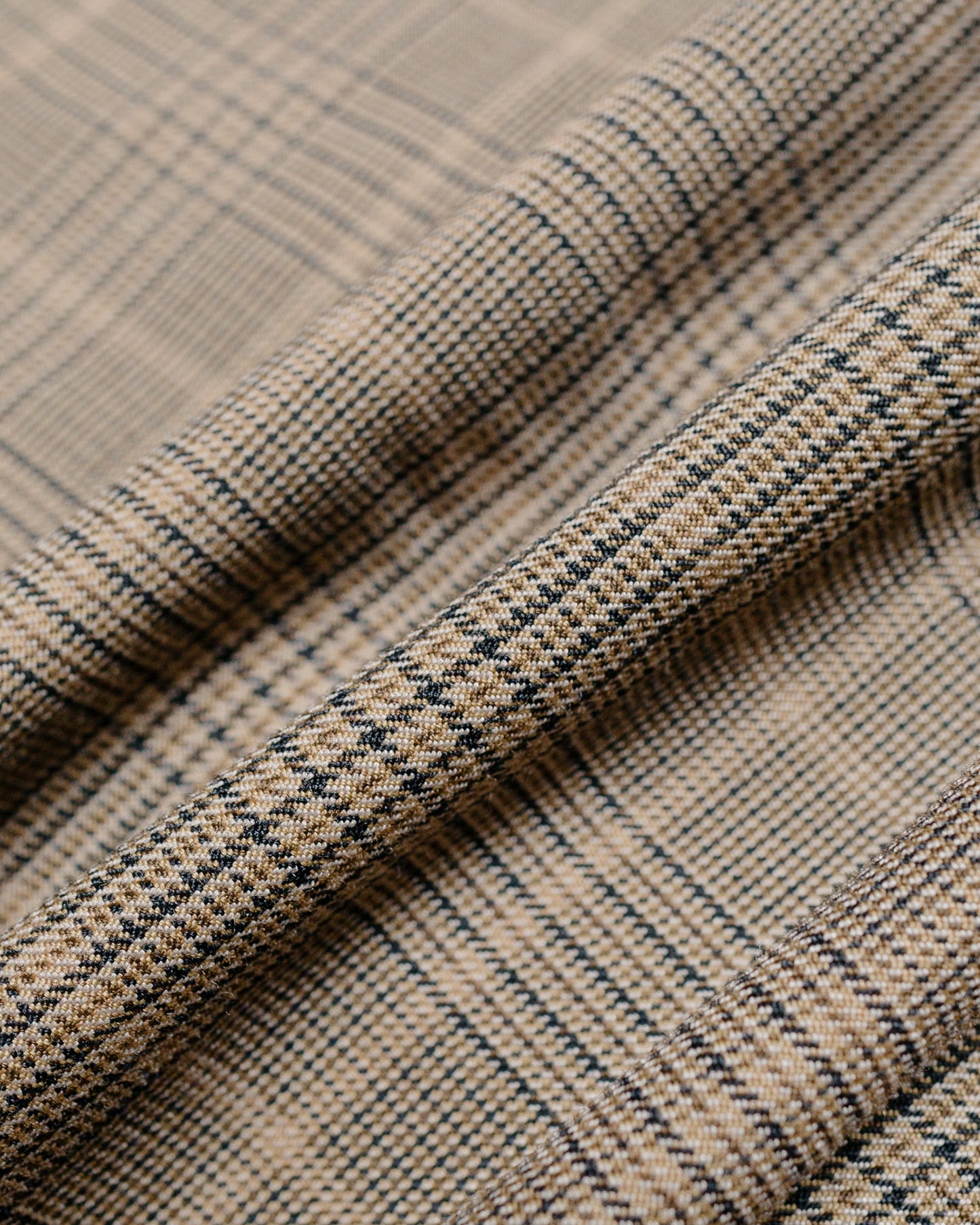 lost & found Beams Plus Beams Plus 4B Cuffs Jacket TW Plaid Light Brown