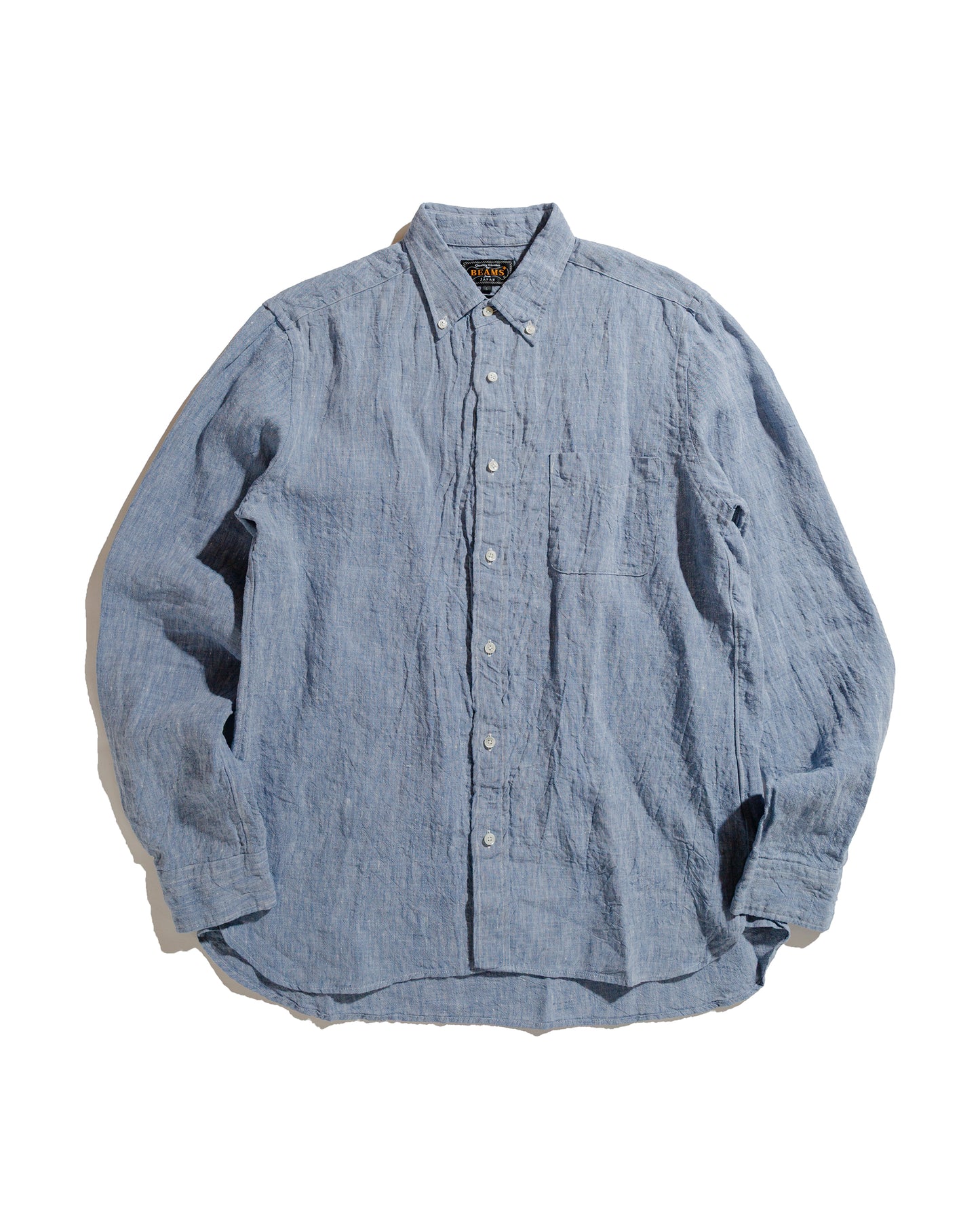 lost & found Beams Plus Beams Plus B.D. 1/40 Linen Chambray Blue