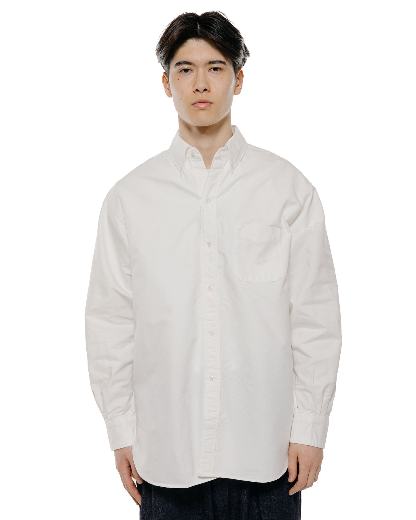 lost & found Beams Plus Beams Plus B.D. American Oxford Classic Fit White