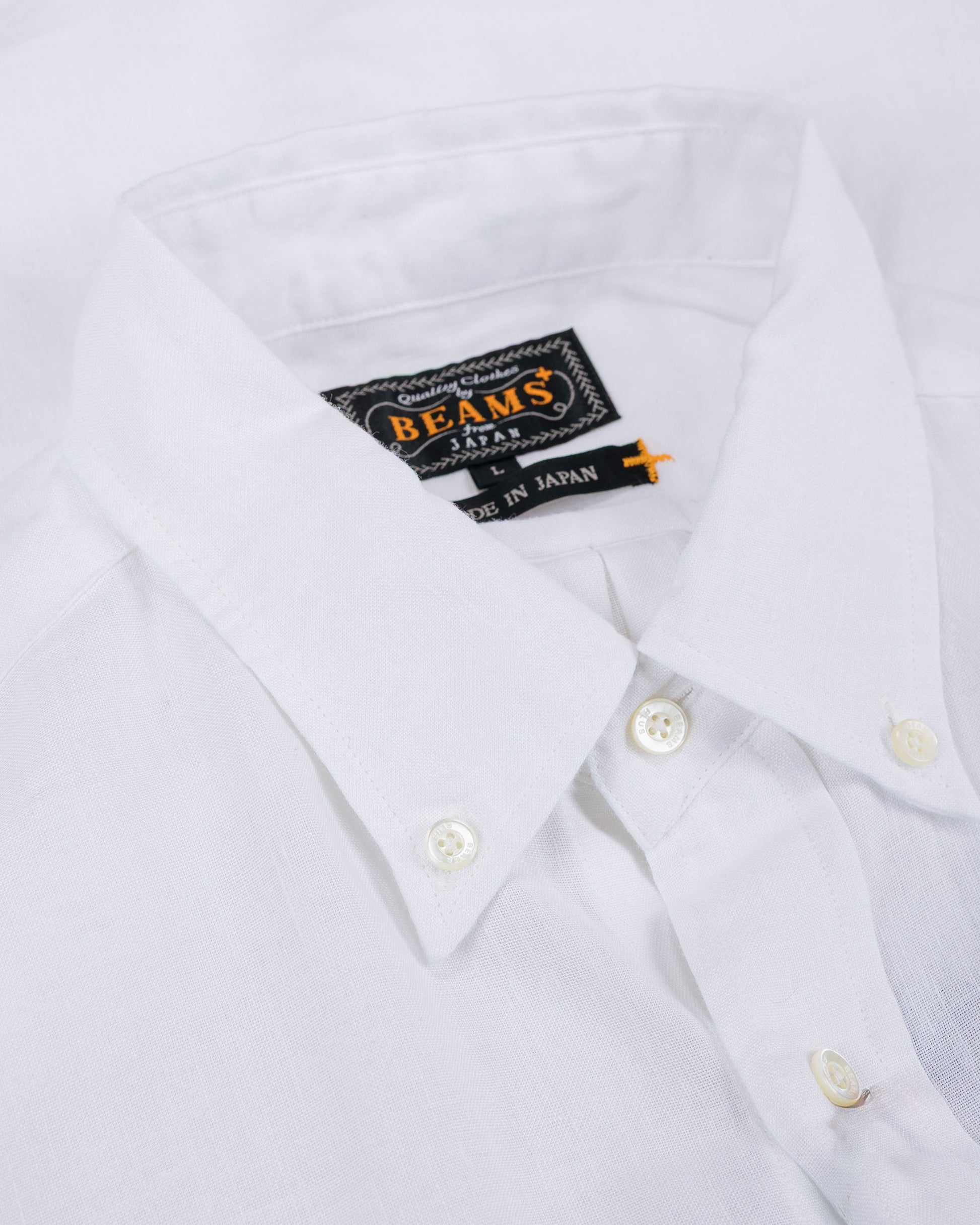 lost & found Beams Plus Beams Plus B.D. COOLMAX® Linen White