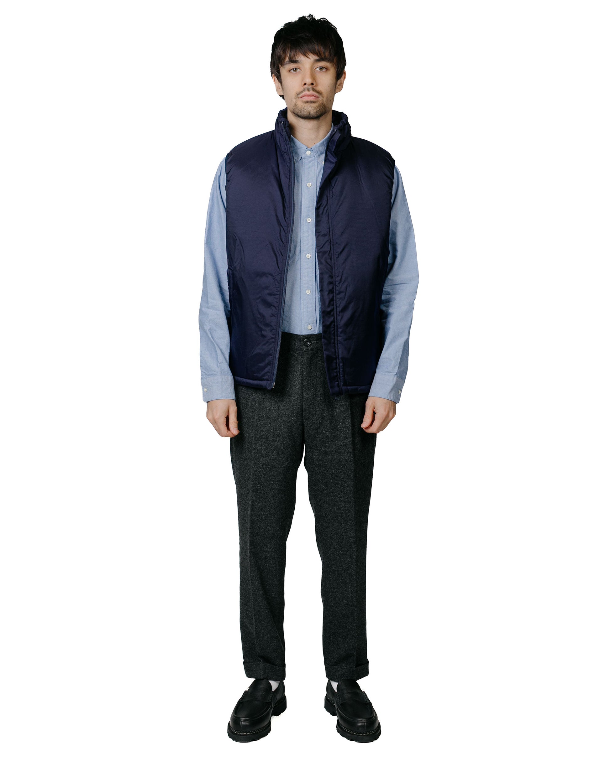 lost & found Beams Plus Beams Plus B.D. Classic Fit American Oxford Blue