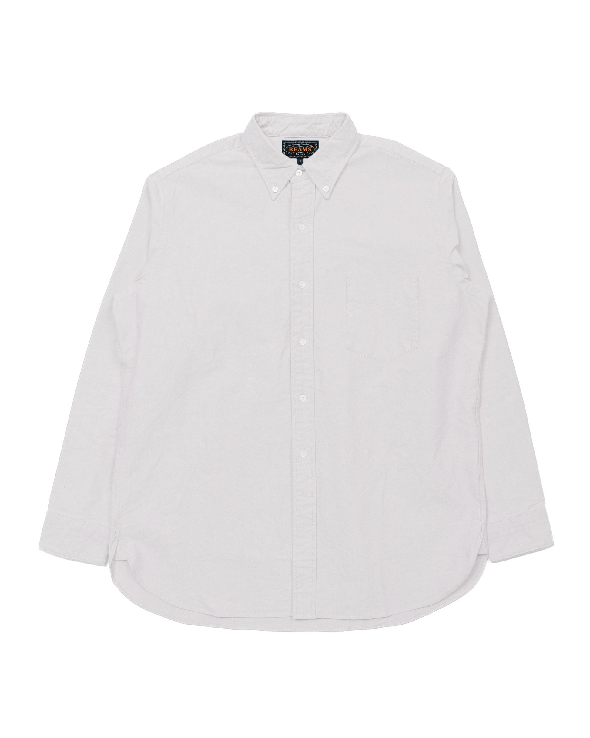 lost & found Beams Plus Beams Plus B.D. Classic Fit American Oxford White