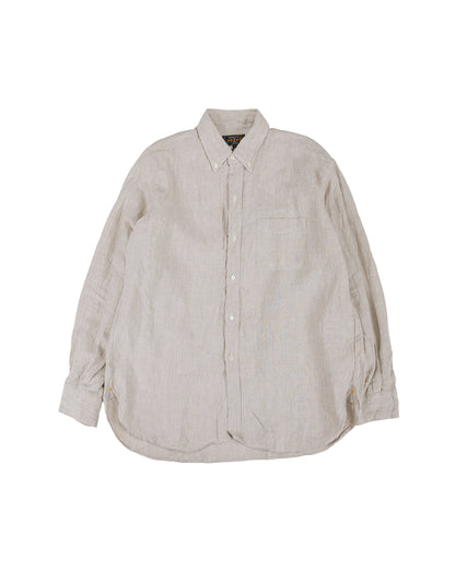 lost & found Beams Plus Beams Plus B.D. Classic Fit Linen Chambray Natural